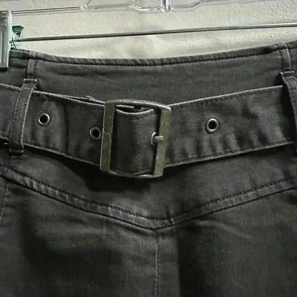 Anthropologie Free People Livin’ It Up Belted Denim Pencil Skirt Women’s 10 - Picture 3 of 12